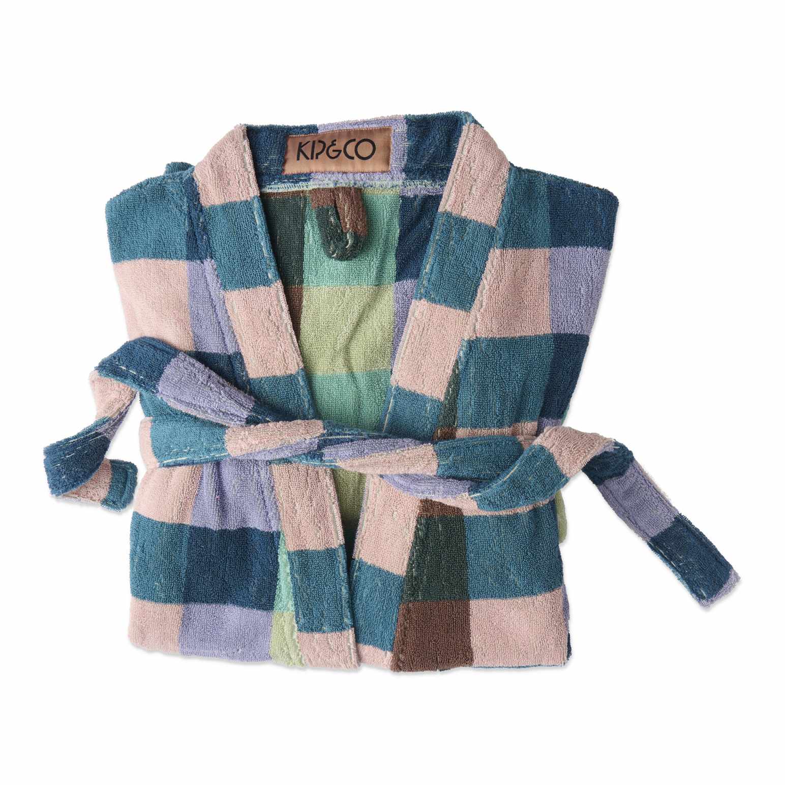 Kip&Co Woodlands Tartan Terry Bath Robe